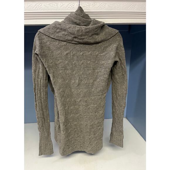 Ralph Lauren Wool Cashmere Grey Cable Knit Open Cardigan Women’s Small - Picture 5 of 7